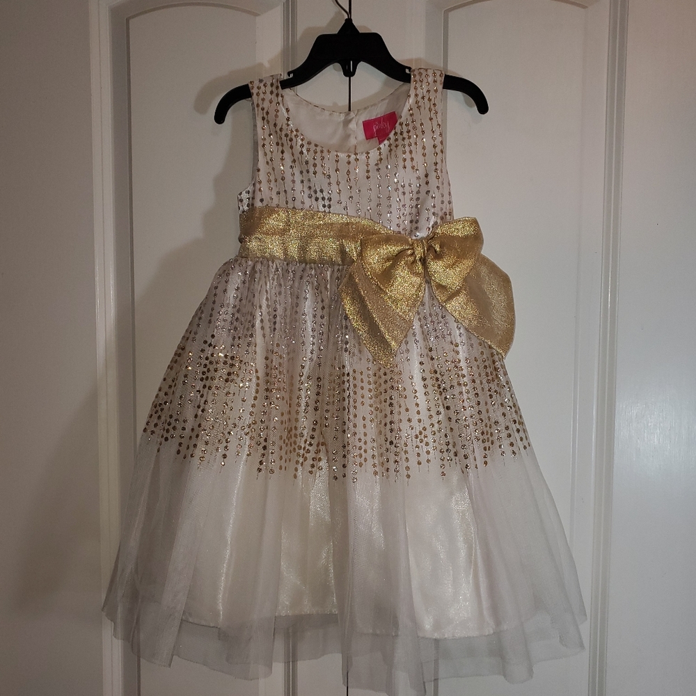 Little Girls Satin\Tulle A-line Dress